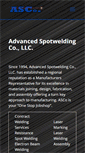 Mobile Screenshot of advancedspotwelding.com